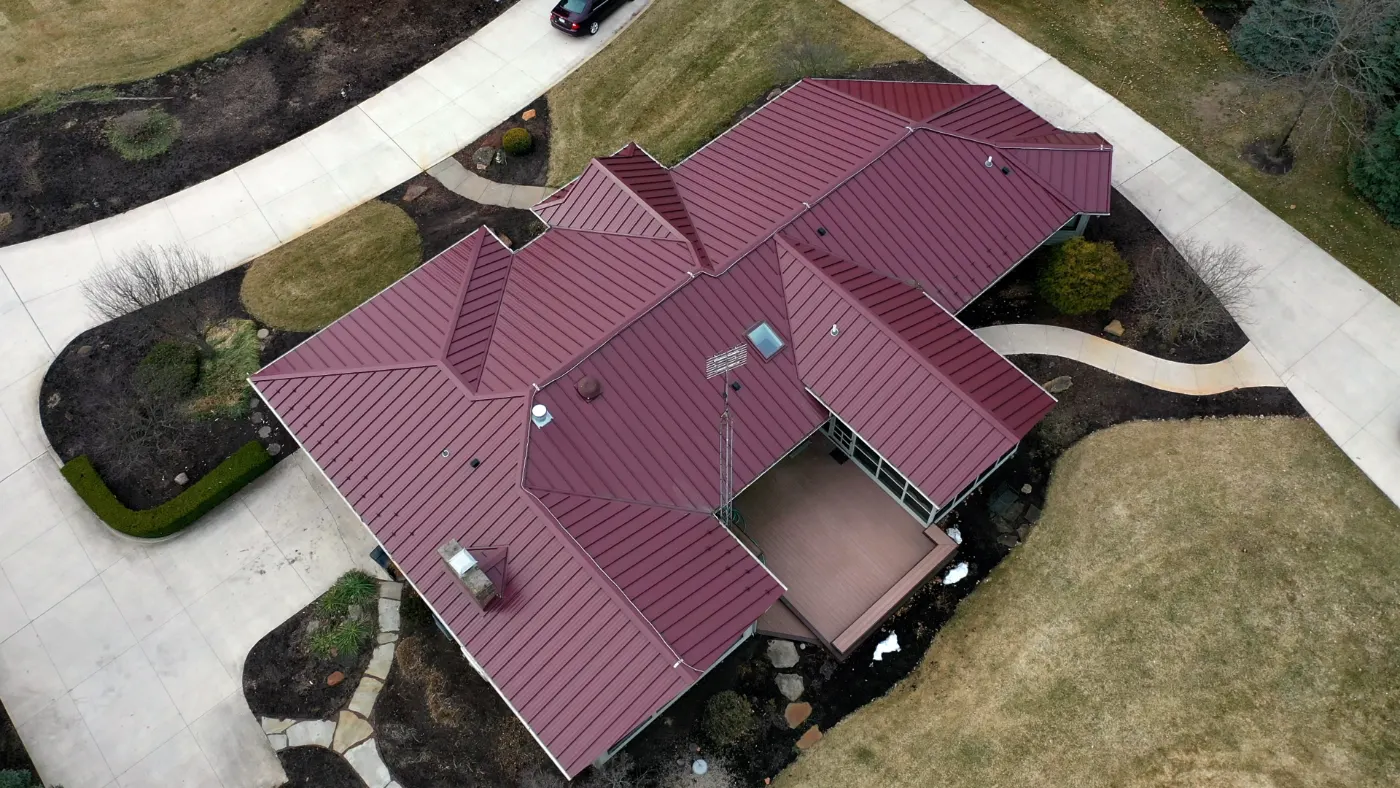 Commercial roof inspection documented in Shadeland